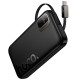 Зовнішній акумулятор HOCO Q51 Key PD20W power bank з telescopic cable(10000mAh) Чорний