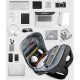 Рюкзак Tigernu D-83351 15.6" Чорний Grey