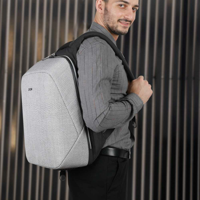 Рюкзак Tigernu D-83351 15.6" Чорний Grey