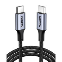 Кабель UGREEN US316 USB-C Cable Aluminum Case with Braided 1m (Black) (UGR-70427)