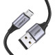 Кабель UGREEN US290 USB 2.0 A на Micro USB Cable Nickel Plating Aluminum Braid 2m