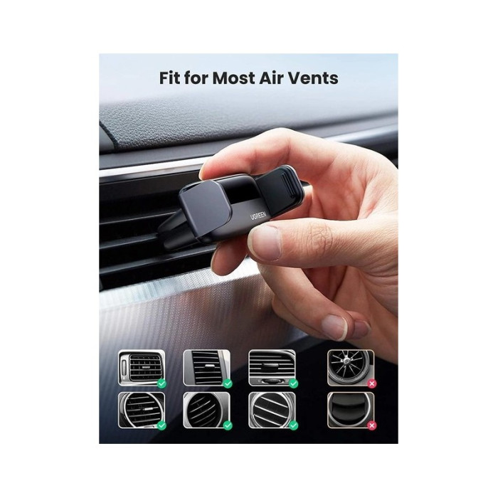 Автотримач для телефона UGREEN LP120 Air Vent Phone Holder