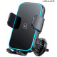 Автотримач для телефона з БЗП Usams CD230  Wireless Charging Car Holder (Air Vent) Black