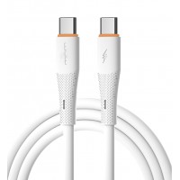 Кабель WUW-X225 Type-C to Type-C PD 65W white