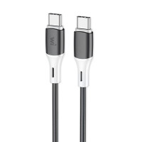 Кабель Wibrand Mamba 60W silicone charging data cable 1m C на C Чорний