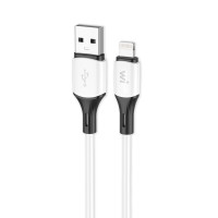 Кабель Wibrand Mamba iPhone silicone charging data cable 1m Білий