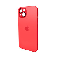 Чохол для смартфона AG Glass Matt Frame Color Logo для Apple iPhone 14 Coke Red