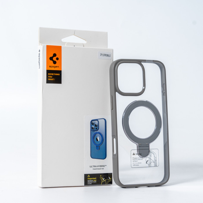 Чохол для смартфона Spigen AAA Magnetic Ring for Apple iPhone 14 Pro Grey