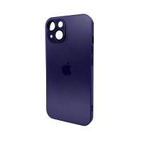 Чохол для смартфона AG Glass Matt Frame Color Logo для Apple iPhone 15 Deep Purple