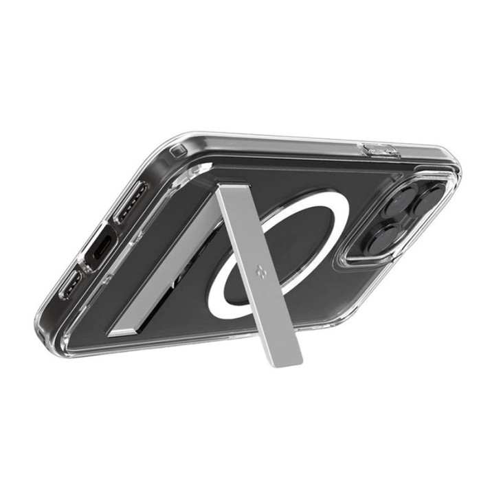 Чохол Spigen AAA Magnetic Clear Stand for Apple iPhone 16 Pro Transparent