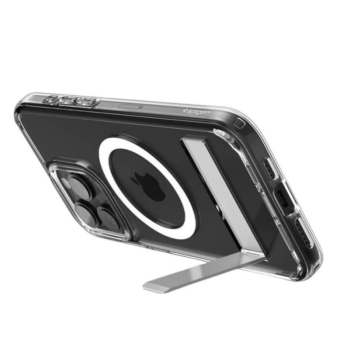 Чохол Spigen AAA Magnetic Clear Stand for Apple iPhone 16 Pro Transparent