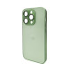 Чохол для смартфона AG Glass Matt Frame Color Logo для Apple iPhone 14 Pro Light Green