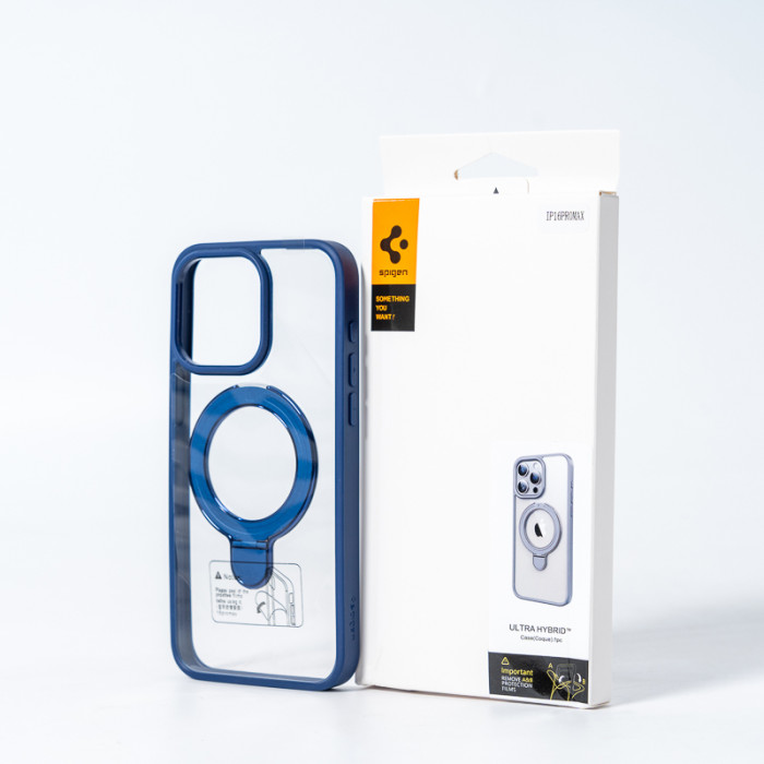 Чохол для смартфона Spigen AAA Magnetic Ring for Apple iPhone 14 Pro Max Blue