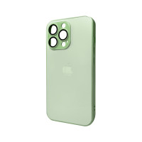 Чохол для смартфона AG Glass Matt Frame Color Logo для Apple iPhone 13 Pro Light Green