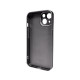 Чохол для смартфона AG Glass Matt Frame Color Logo для Apple iPhone 14 Titanium Grey