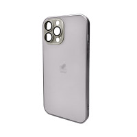 Чохол для смартфона AG Glass Matt Frame Color Logo для Apple iPhone 13 Pro Max Titanium Grey