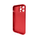 Чохол для смартфона AG Glass Matt Frame Color Logo для Apple iPhone 13 Pro Max Coke Red