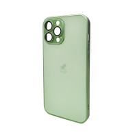 Чохол для смартфона AG Glass Matt Frame Color Logo для Apple iPhone 13 Pro Max Light Green