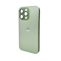 Чохол для смартфона AG Glass Matt Frame Color Logo для Apple iPhone 14 Pro Max Light Green