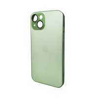 Чохол для смартфона AG Glass Matt Frame Color Logo для Apple iPhone 15 Light Green